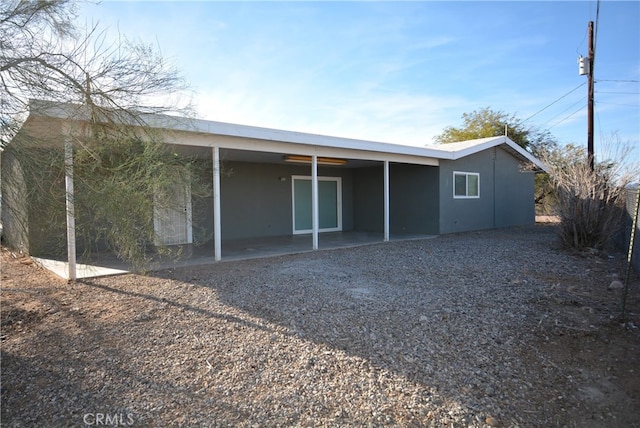 view of rear view of property