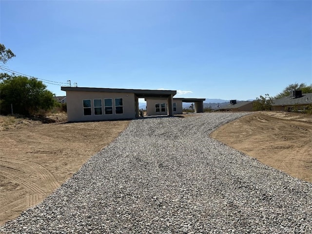 view of front of property