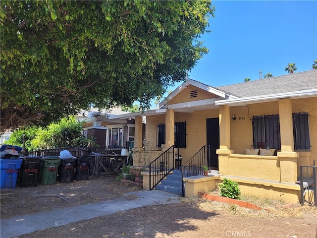 view of front of home