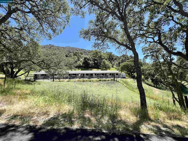 exterior space featuring an outbuilding