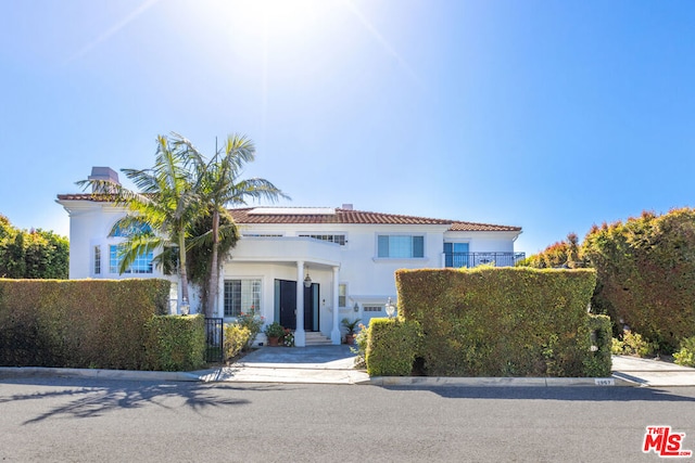 view of front of home