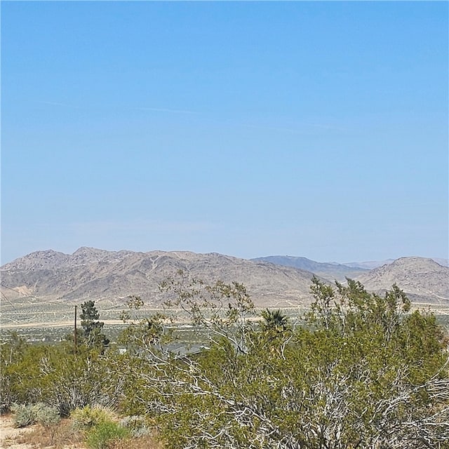 view of property view of mountains