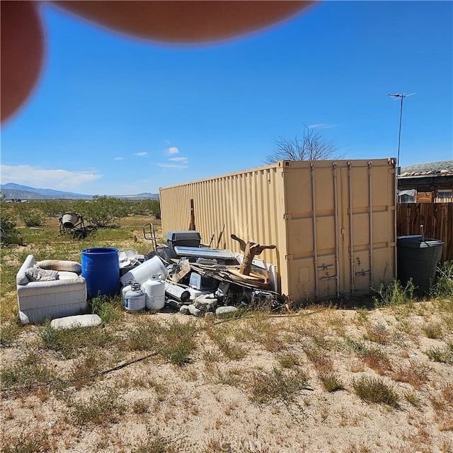 view of shed / structure