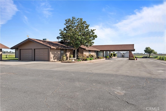 ranch-style house with a garage