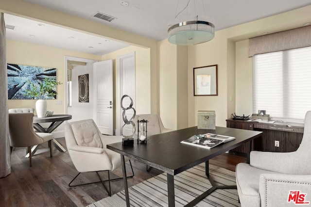 interior space featuring hardwood / wood-style flooring