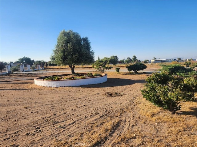 property view of water with a rural view