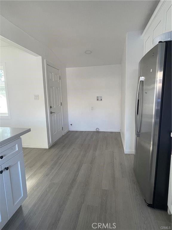 interior space with wood-type flooring