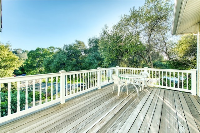 view of deck