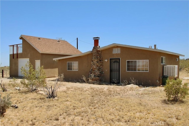 view of rear view of property