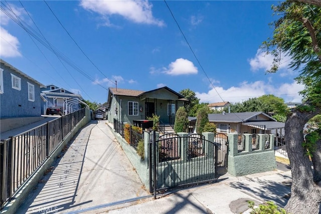 view of bungalow-style home