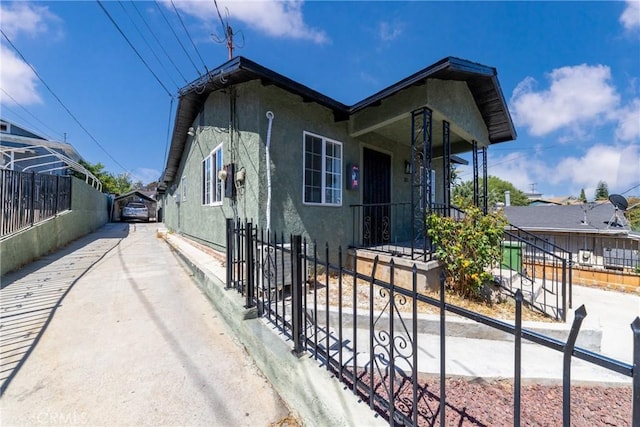 view of bungalow