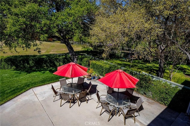 view of patio