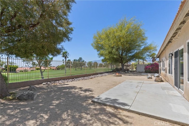 exterior space with a patio