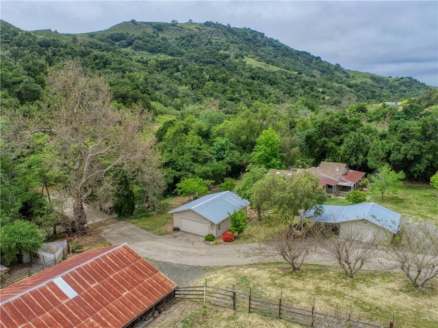 view of drone / aerial view