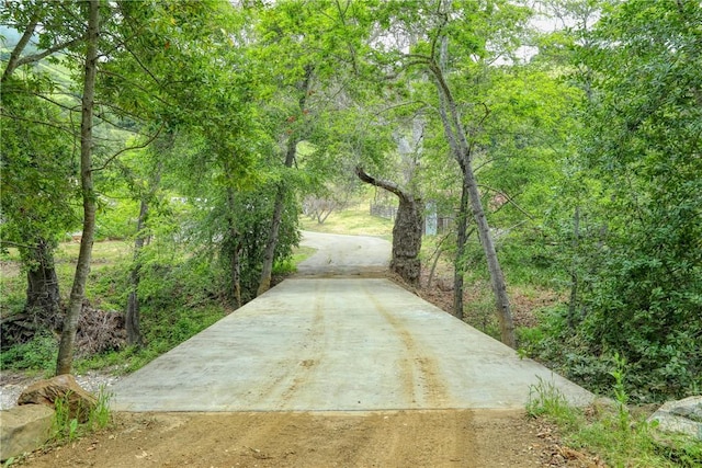 view of road