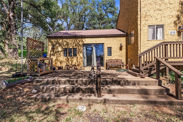 view of back of property