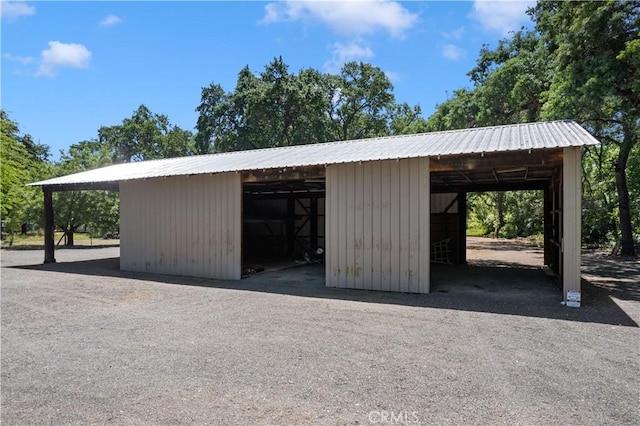 view of stable