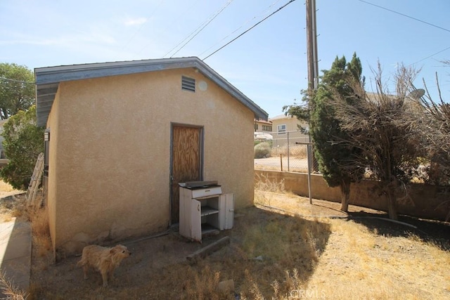 view of side of property