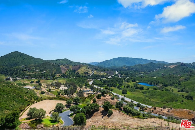 view of mountain feature