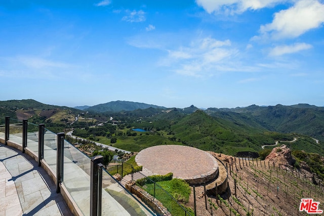 view of property view of mountains