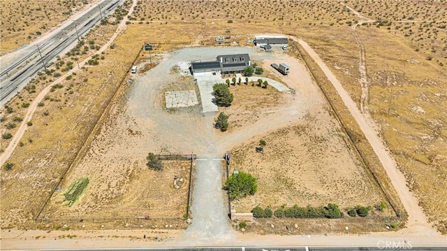 drone / aerial view featuring a rural view