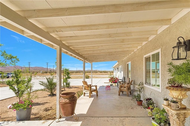 view of patio