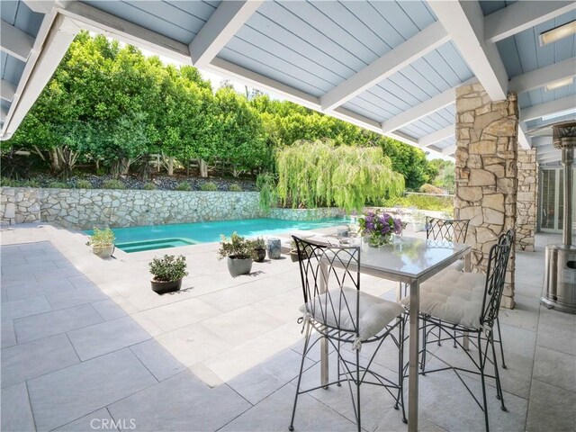 view of patio with cooling unit