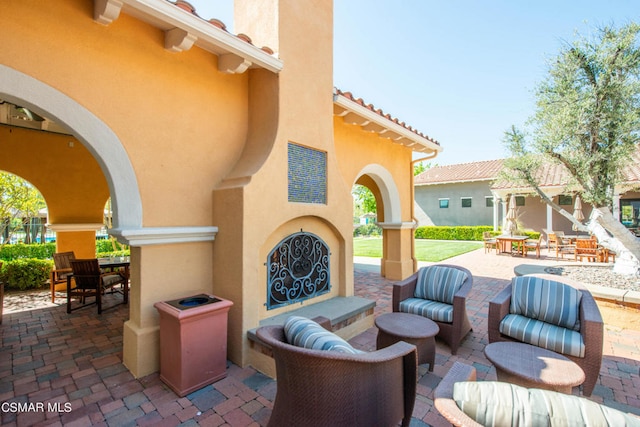 view of patio