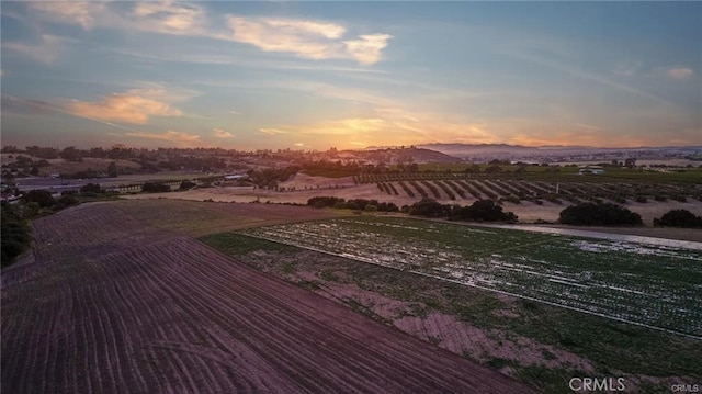 exterior space featuring a rural view