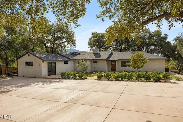 view of ranch-style home