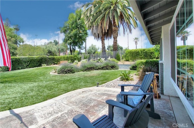 view of patio