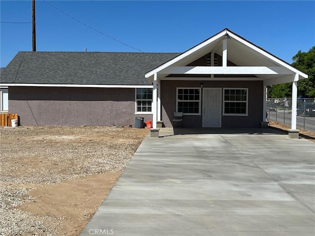 view of rear view of house