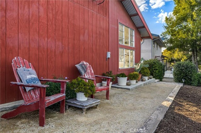 exterior space featuring a patio area