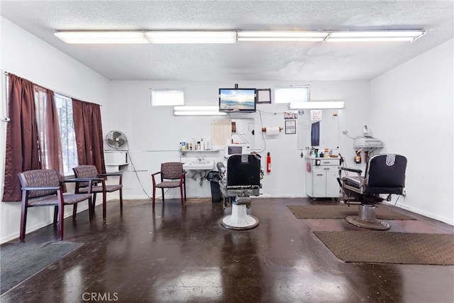 interior space with sink