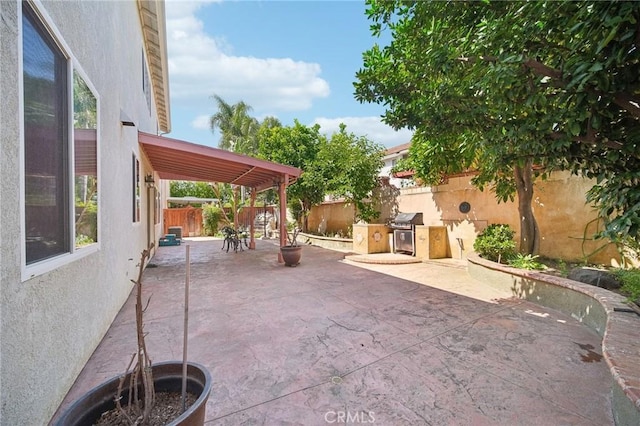 view of patio / terrace with grilling area