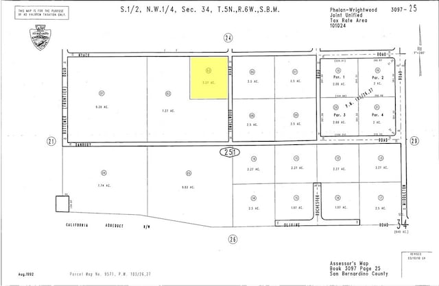 0 Nyack Rd, Phelan CA, 92371 land for sale