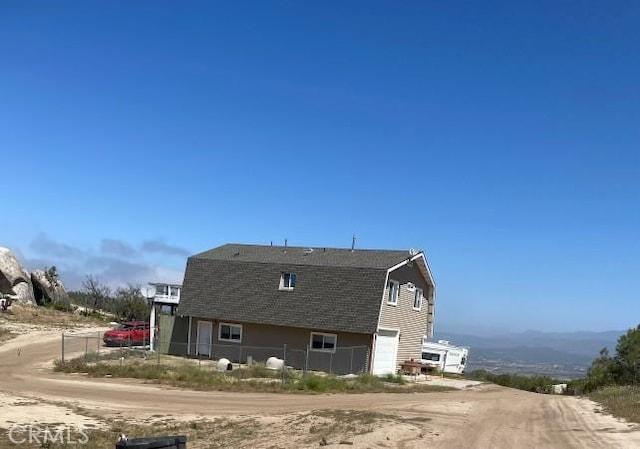 view of rear view of property