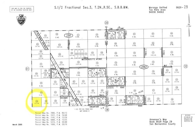 0 Escantado Rd, Landers CA, 92285 land for sale