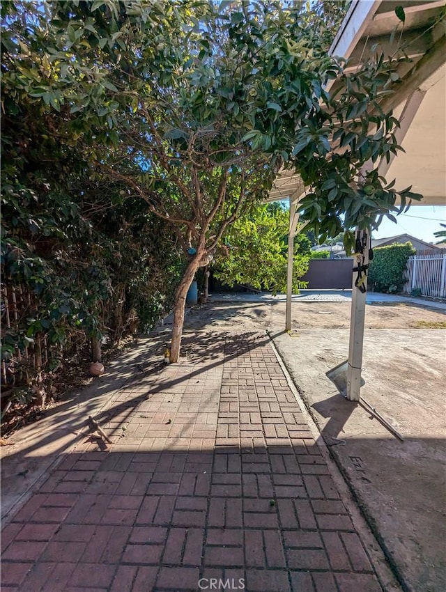 view of patio