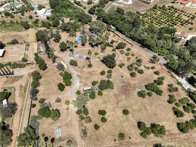 3210 Live Oak Park Rd, Fallbrook, CA 92028 - aerial view of property and surrounding area with rural landscape