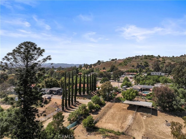3210 Live Oak Park Rd, Fallbrook, CA 92028 - aerial view of a mountain backdrop