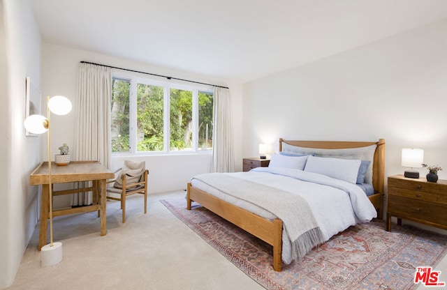 bedroom featuring carpet floors