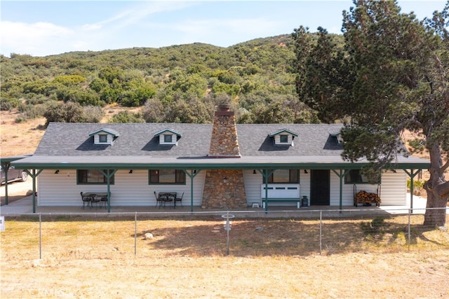 view of front of home