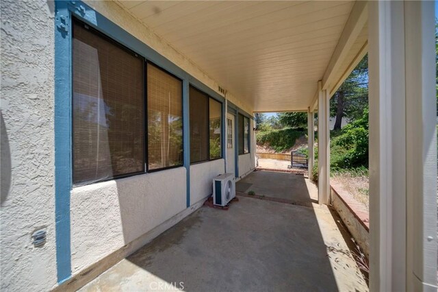 view of patio / terrace with ac unit