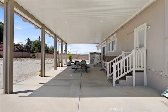 view of patio