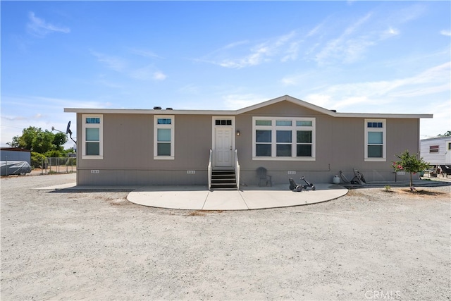 view of manufactured / mobile home