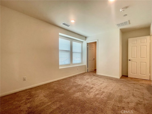 unfurnished bedroom featuring carpet flooring