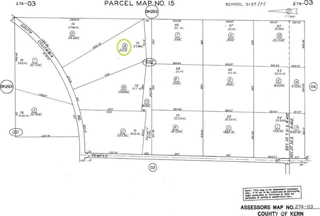 27403213 Columbia St, California City CA, 93505 land for sale