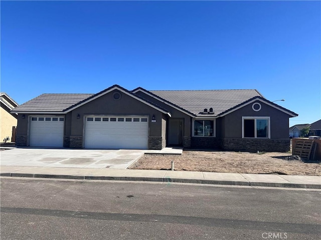 ranch-style house with a garage