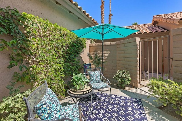 view of patio / terrace